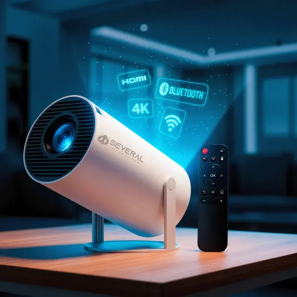 Projetor Smart Portátil Several Importados Full Hd branco