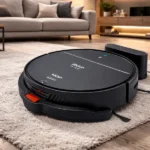 Aspirador de pó robô Philco PAS28P preto 35W com suporte a função Mop.