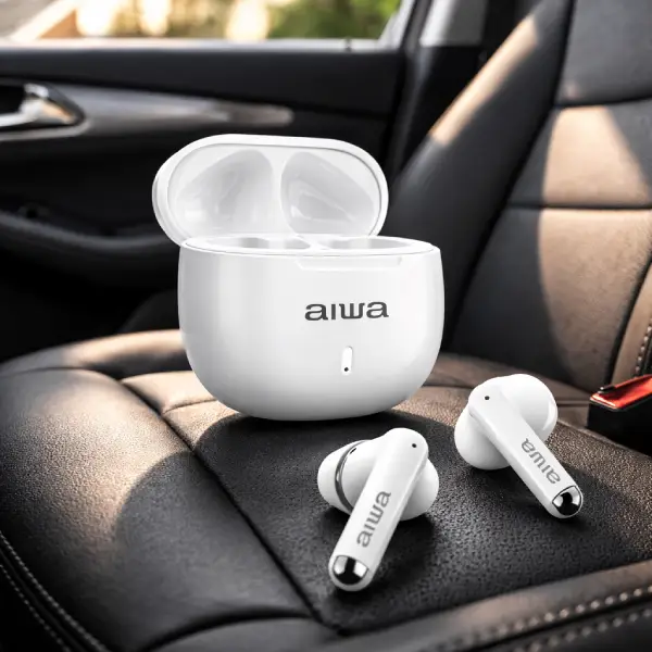 Fone AIWA Earbud Branco Bivolt Fone AIWA Earbud Branco Bivolt