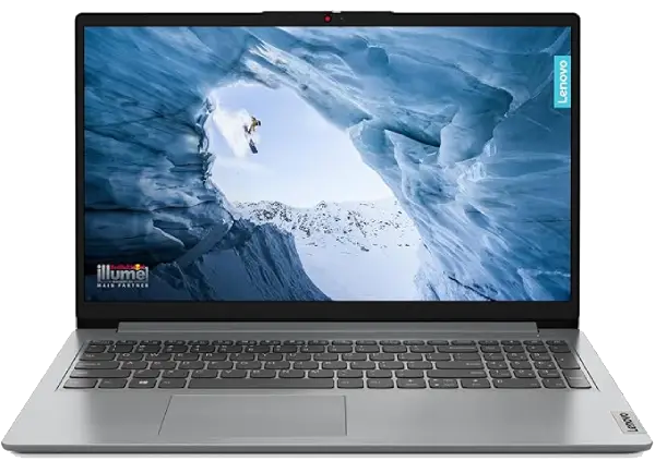 Notebook Lenovo IdeaPad 1i em ângulo lateral Notebook Lenovo IdeaPad 1i em ângulo lateral - Melhores Notebooks