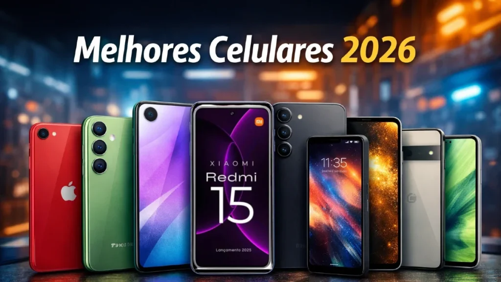 Melhores Celulares 2026: Os 7 Modelos que Dominam o Mercado Brasileiro