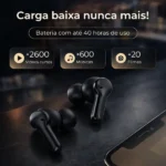Fone Qcy T13 Bluetooth 5.1 4 microfones
