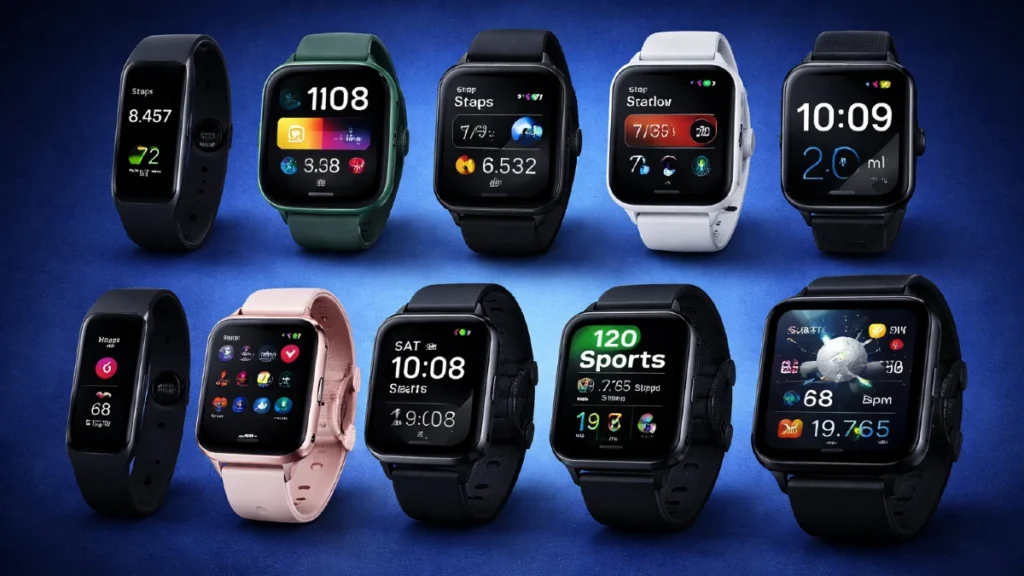 Comparativo dos 10 melhores smartwatches de 2026 para saúde e esportes.