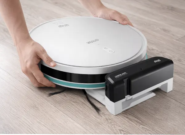 Robô aspirador com mapeamento inteligente Wap Robot W1000 compatível com Google.