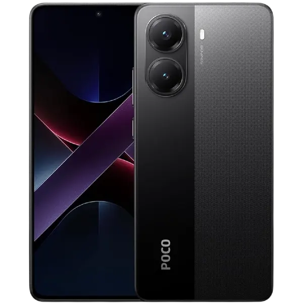 Smartphone gamer Poco X7 Pro 5G preto com tecnologia NFC
