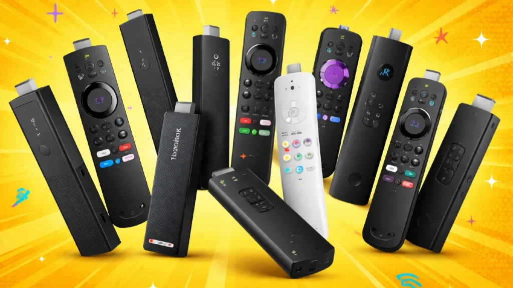 Os 10 melhores TV Stick para comprar em 2026: comparativo de modelos Fire Stick, Roku e Xiaomi.