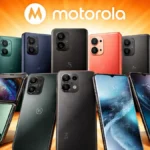 Banner principal mostrando os 9 celulares Motorola mais vendidos, testados e aprovados de 2026, destacando modelos Edge e Moto G.