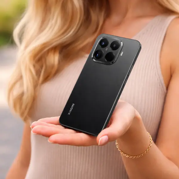 Smartphone premium Xiaomi 15t Pro 5G preto com 512GB.